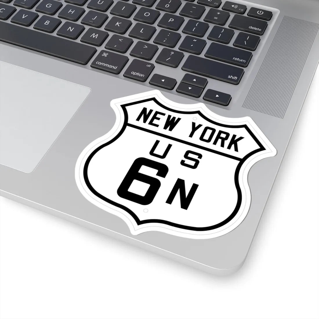 US 6N New York 1926 (New York) (Road Sign) STICKER Vinyl Kiss-Cut Decal - The Sticker Space