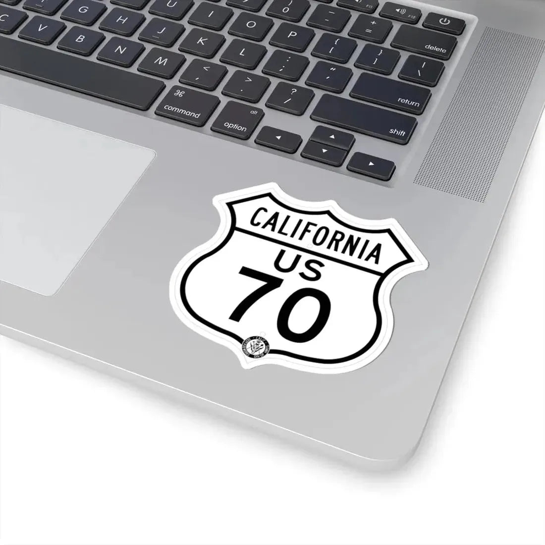 US 70 California 1948 (California) (Road Sign) STICKER Vinyl Kiss-Cut Decal - The Sticker Space