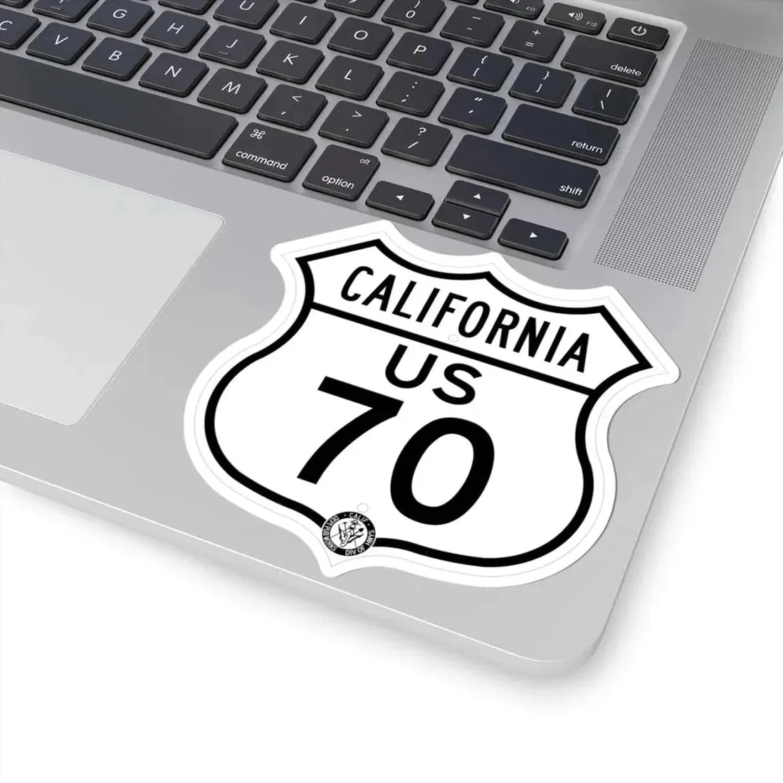 US 70 California 1948 (California) (Road Sign) STICKER Vinyl Kiss-Cut Decal - The Sticker Space