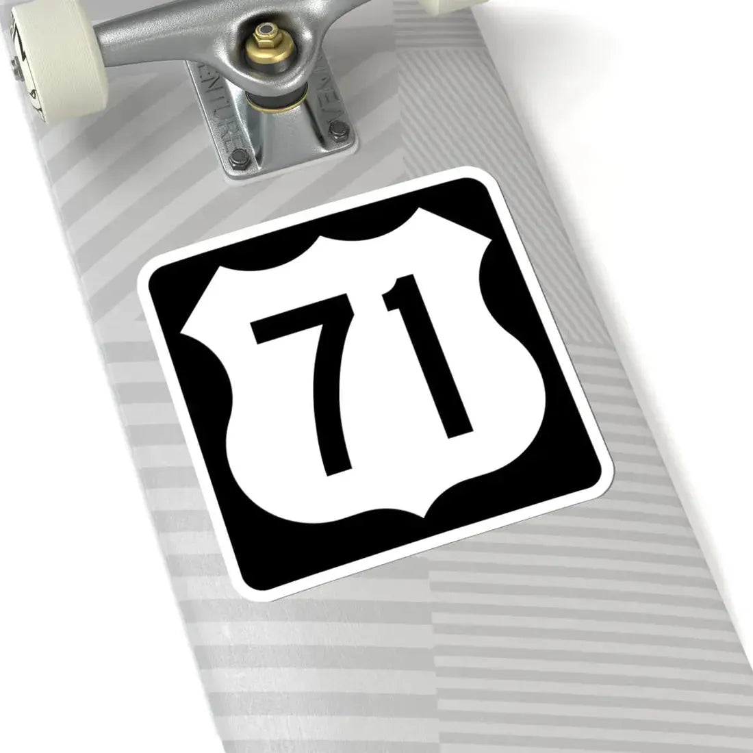 US 71 IA (Iowa) (Road Sign) STICKER Vinyl Kiss-Cut Decal - The Sticker Space