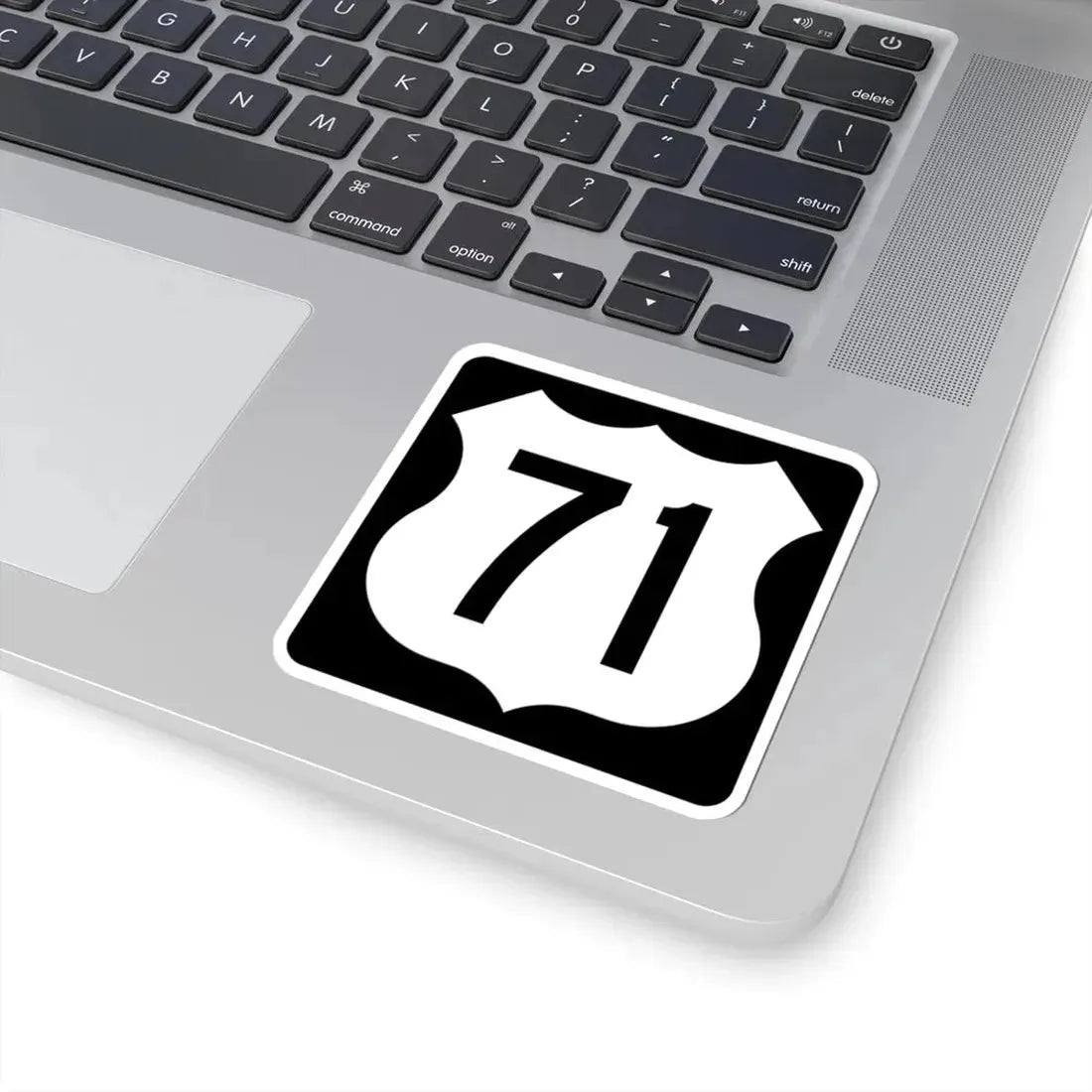 US 71 IA (Iowa) (Road Sign) STICKER Vinyl Kiss-Cut Decal - The Sticker Space