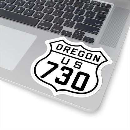 US 730 Oregon 1926 (Oregon) (Road Sign) STICKER Vinyl Kiss-Cut Decal - The Sticker Space