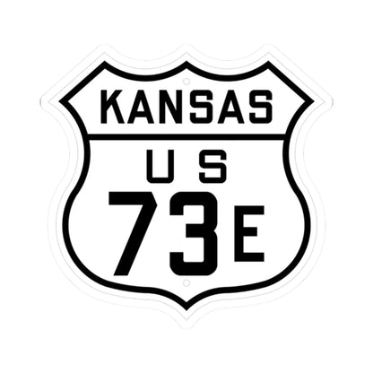 US 73E Kansas 1926 (Kansas) (Road Sign) STICKER Vinyl Kiss-Cut Decal 2 Inch White - The Sticker Space