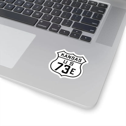 US 73E Kansas 1926 (Kansas) (Road Sign) STICKER Vinyl Kiss-Cut Decal - The Sticker Space