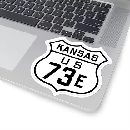 US 73E Kansas 1926 (Kansas) (Road Sign) STICKER Vinyl Kiss-Cut Decal - The Sticker Space