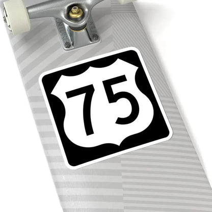 US 75 IA (Iowa) (Road Sign) STICKER Vinyl Kiss-Cut Decal - The Sticker Space