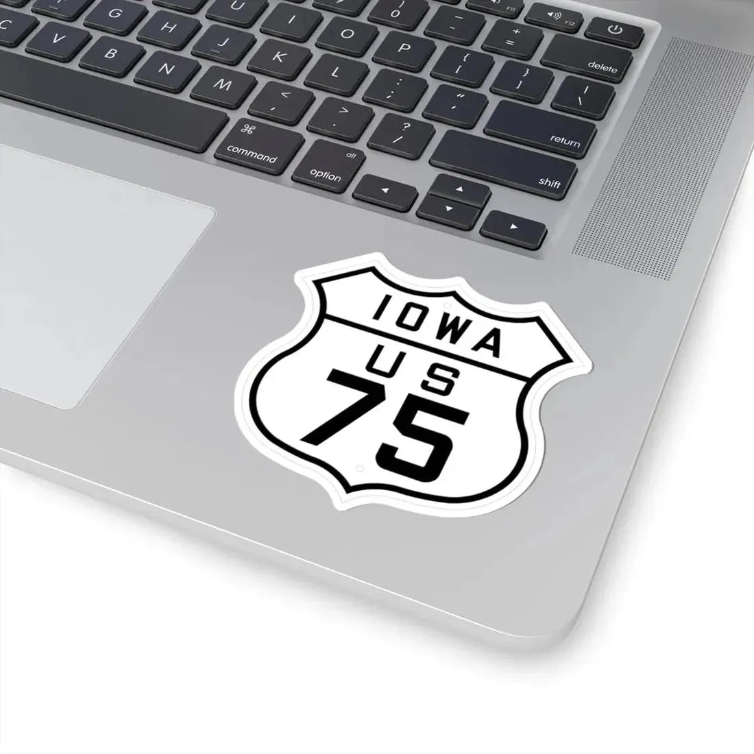 US 75 Iowa 1926 (Iowa) (Road Sign) STICKER Vinyl Kiss-Cut Decal - The Sticker Space