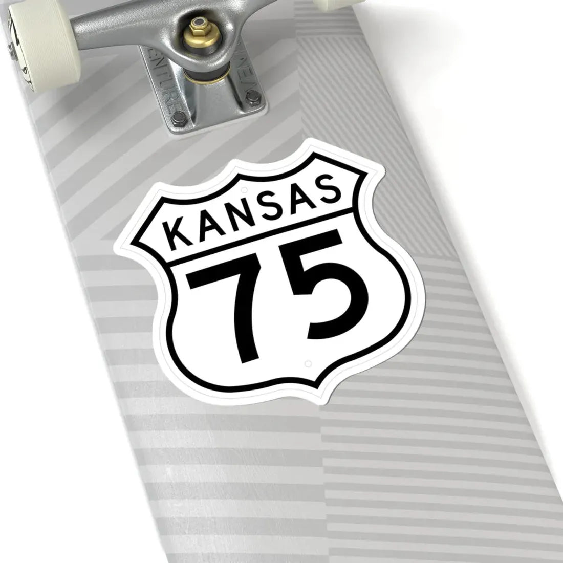 US 75 Kansas 1962 (Kansas) (Road Sign) STICKER Vinyl Kiss-Cut Decal - The Sticker Space