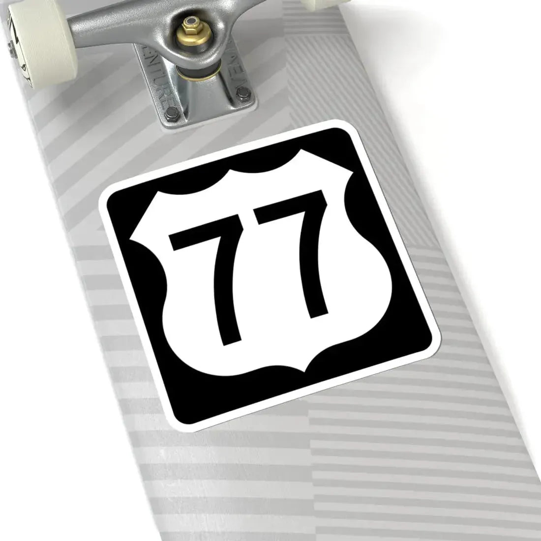 US 77 IA (Iowa) (Road Sign) STICKER Vinyl Kiss-Cut Decal - The Sticker Space