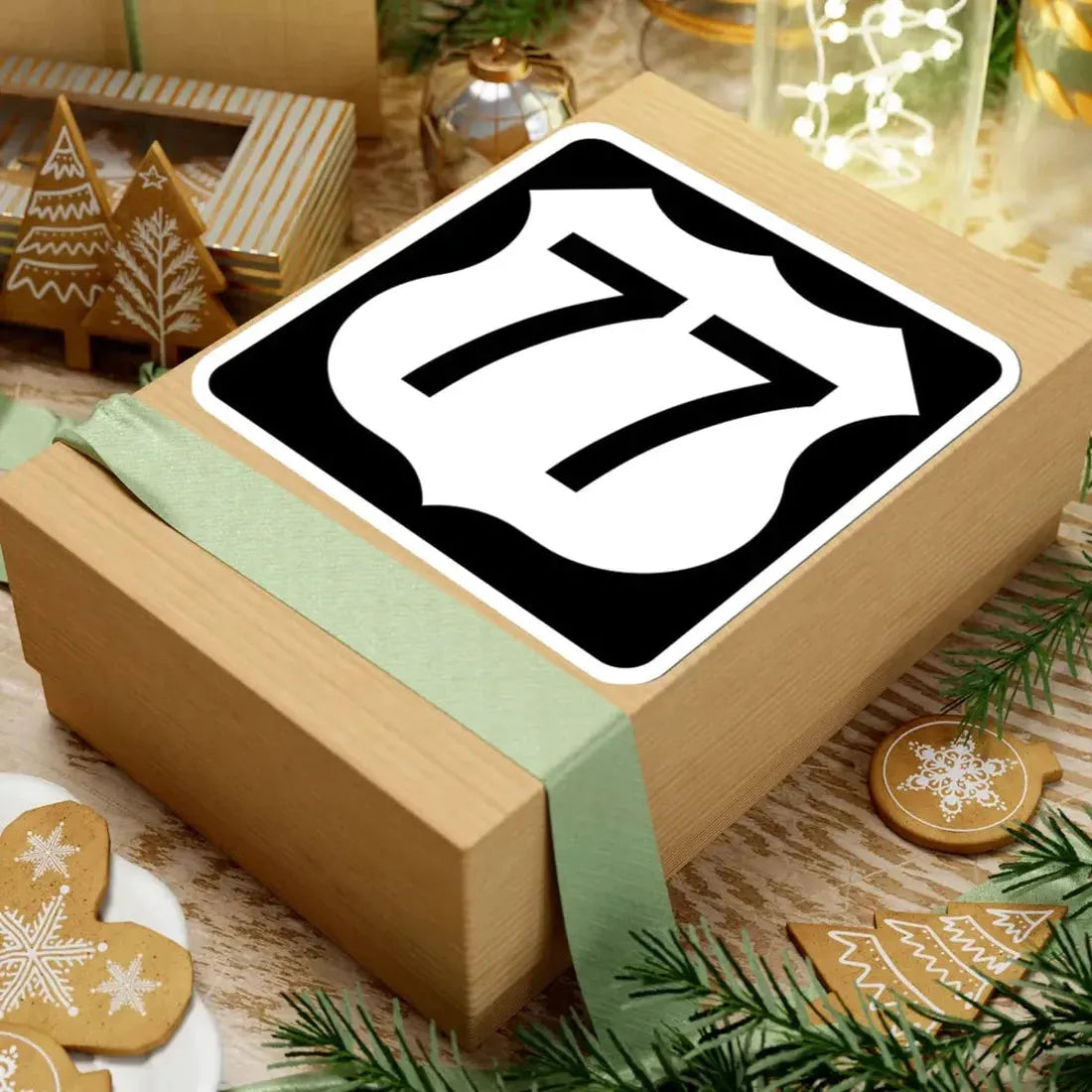 US 77 IA (Iowa) (Road Sign) STICKER Vinyl Kiss-Cut Decal - The Sticker Space