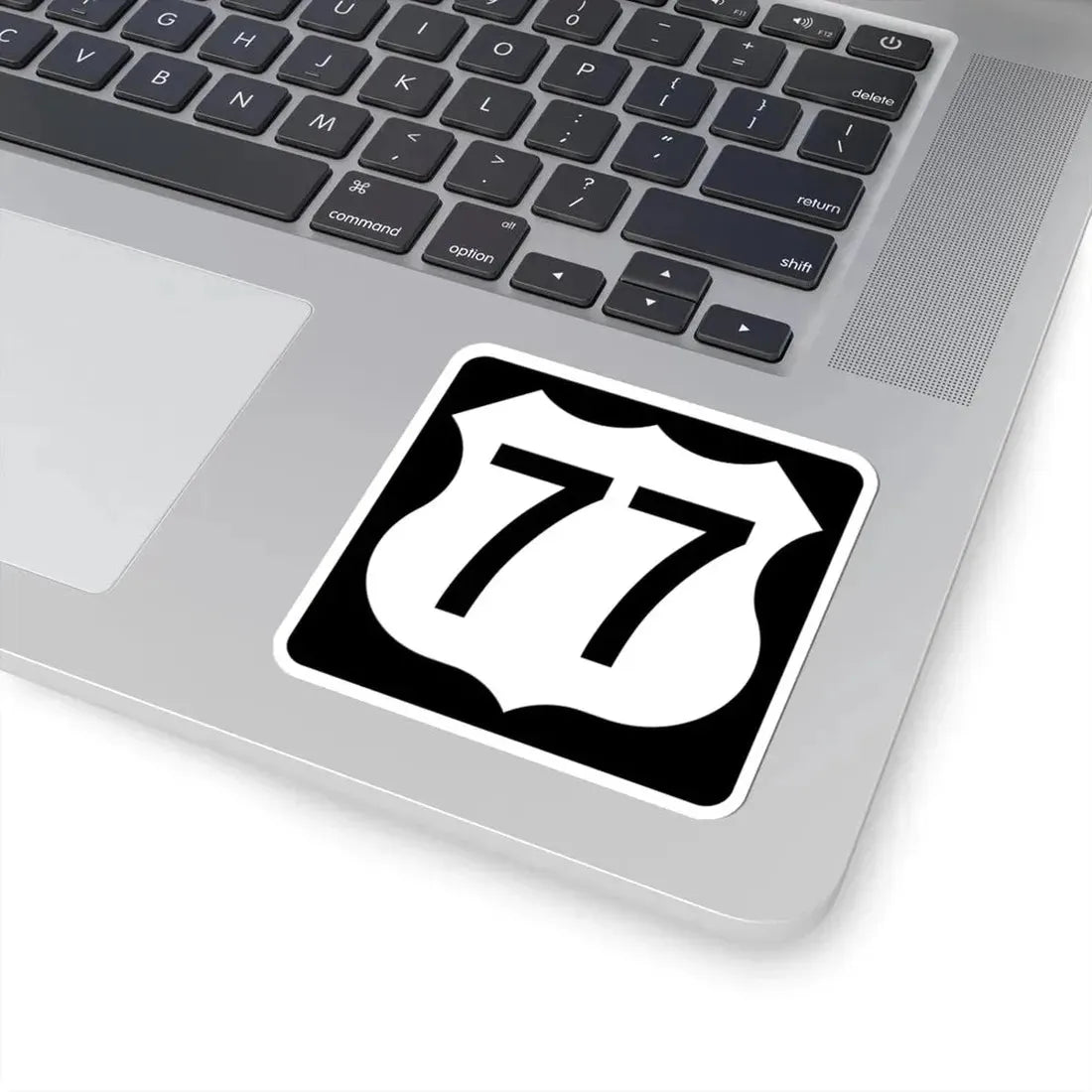 US 77 IA (Iowa) (Road Sign) STICKER Vinyl Kiss-Cut Decal - The Sticker Space
