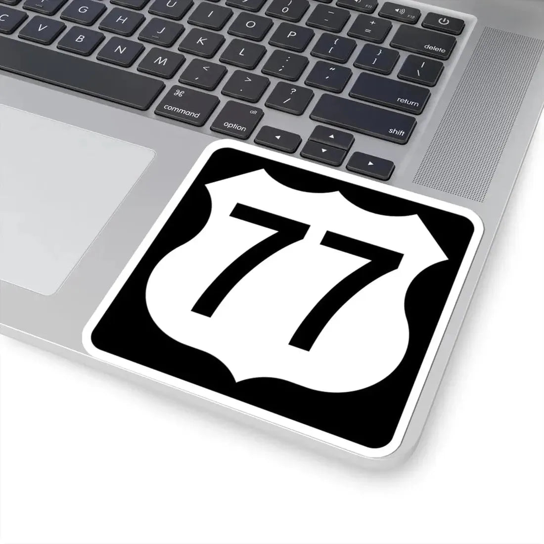 US 77 IA (Iowa) (Road Sign) STICKER Vinyl Kiss-Cut Decal - The Sticker Space