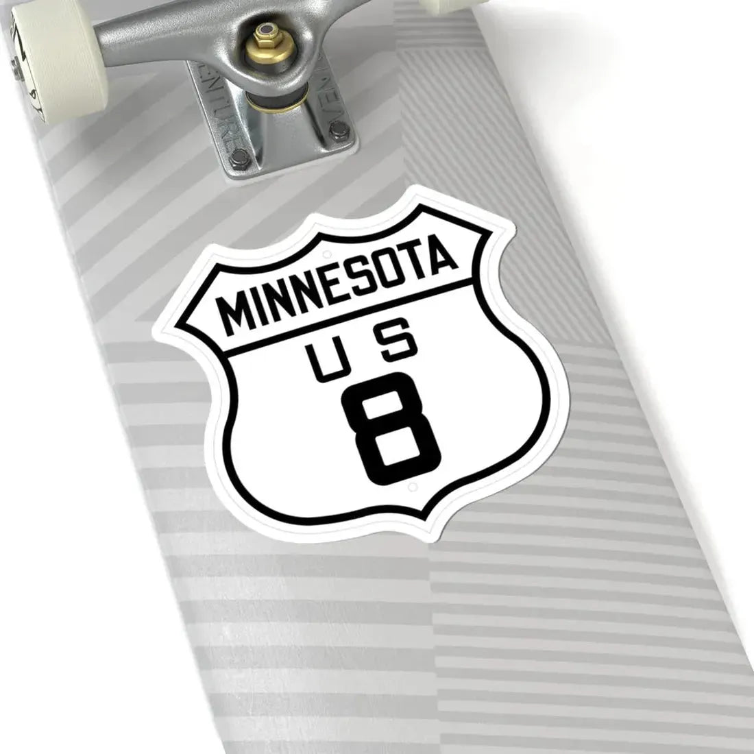 US 8 Minnesota 1926 (Minnesota) (Road Sign) STICKER Vinyl Kiss-Cut Decal - The Sticker Space