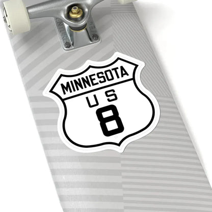 US 8 Minnesota 1926 (Minnesota) (Road Sign) STICKER Vinyl Kiss-Cut Decal - The Sticker Space