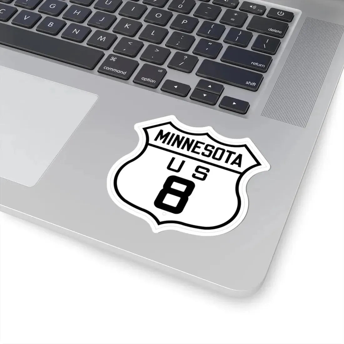 US 8 Minnesota 1926 (Minnesota) (Road Sign) STICKER Vinyl Kiss-Cut Decal - The Sticker Space