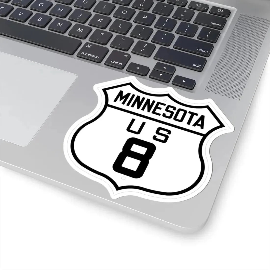 US 8 Minnesota 1926 (Minnesota) (Road Sign) STICKER Vinyl Kiss-Cut Decal - The Sticker Space
