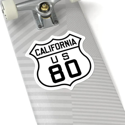 US 80 California 1926 (California) (Road Sign) STICKER Vinyl Kiss-Cut Decal - The Sticker Space