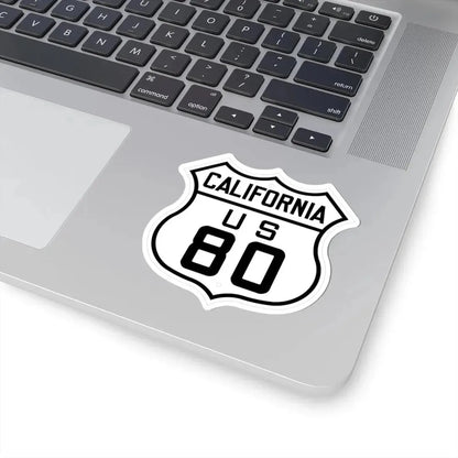 US 80 California 1926 (California) (Road Sign) STICKER Vinyl Kiss-Cut Decal - The Sticker Space