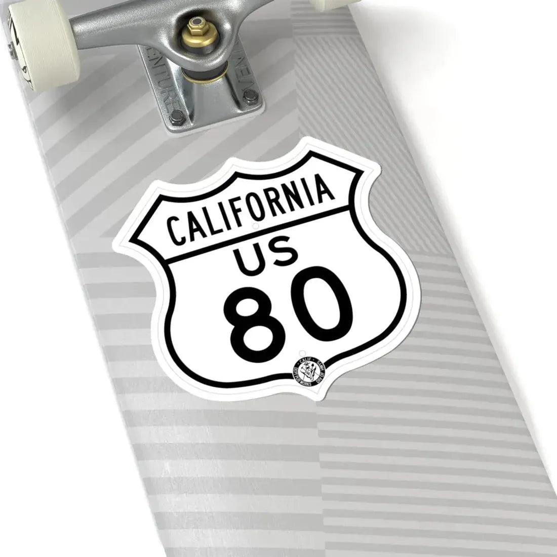 US 80 California 1948 (California) (Road Sign) STICKER Vinyl Kiss-Cut Decal - The Sticker Space