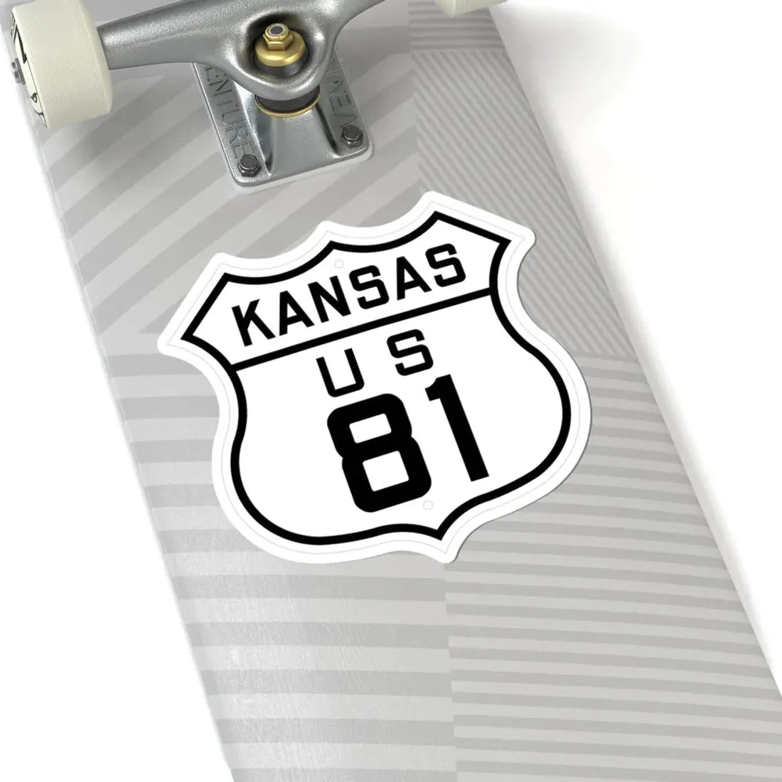 US 81 Kansas 1926 (Kansas) (Road Sign) STICKER Vinyl Kiss-Cut Decal - The Sticker Space