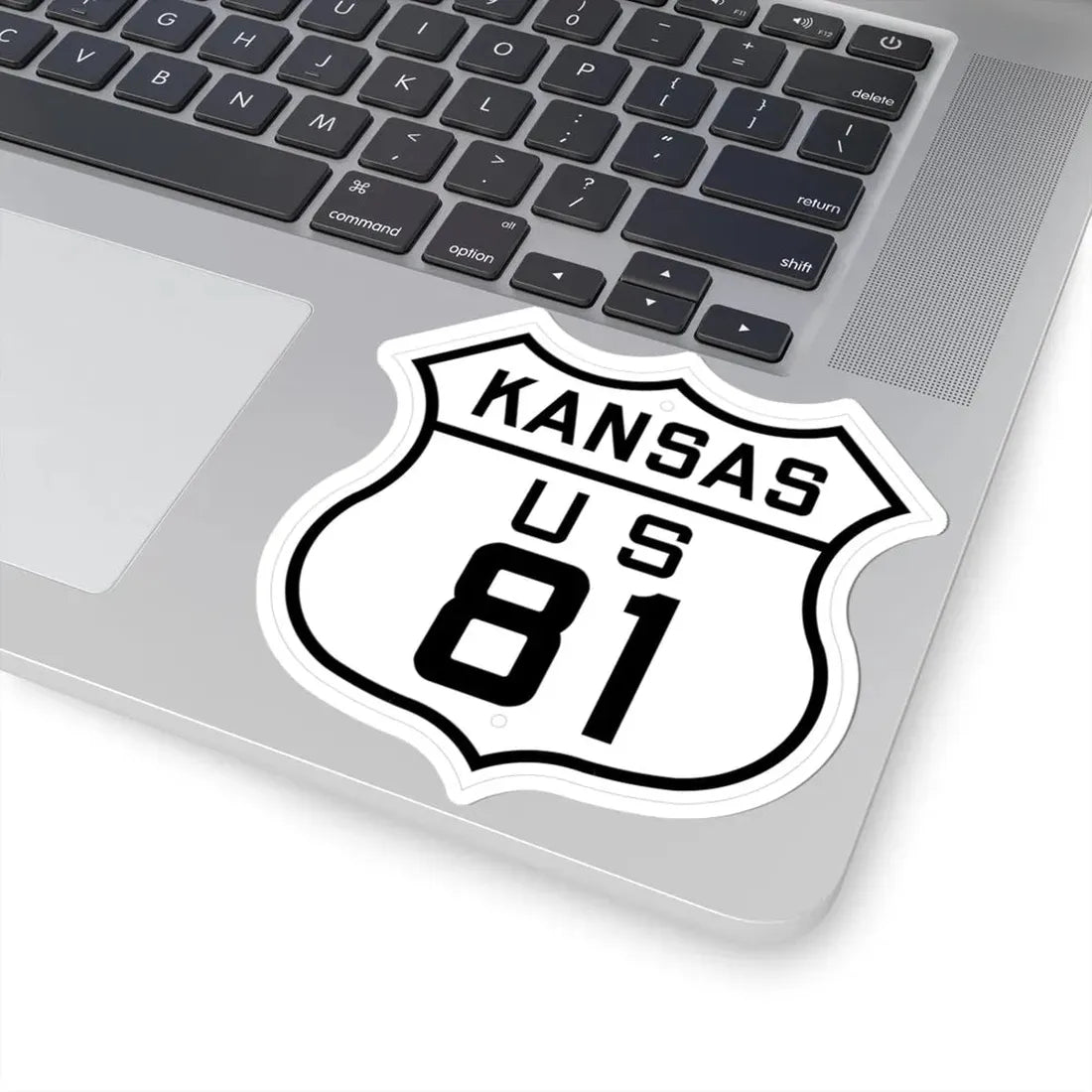 US 81 Kansas 1926 (Kansas) (Road Sign) STICKER Vinyl Kiss-Cut Decal - The Sticker Space
