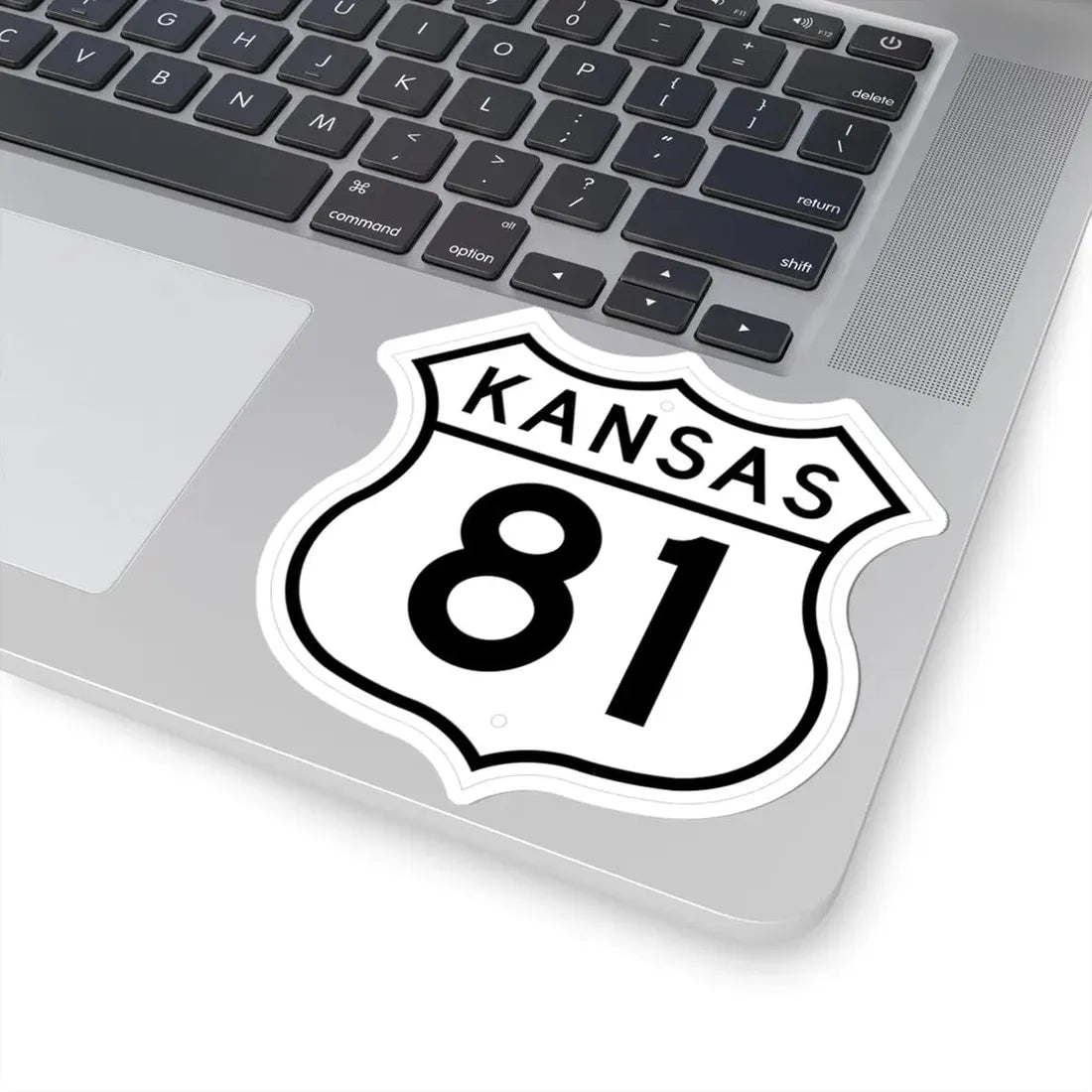 US 81 Kansas 1962 (Kansas) (Road Sign) STICKER Vinyl Kiss-Cut Decal - The Sticker Space