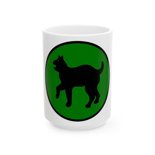 US 81st Infantry Division SSI (U.S. Army) White Coffee Mug-15oz-The Sticker Space