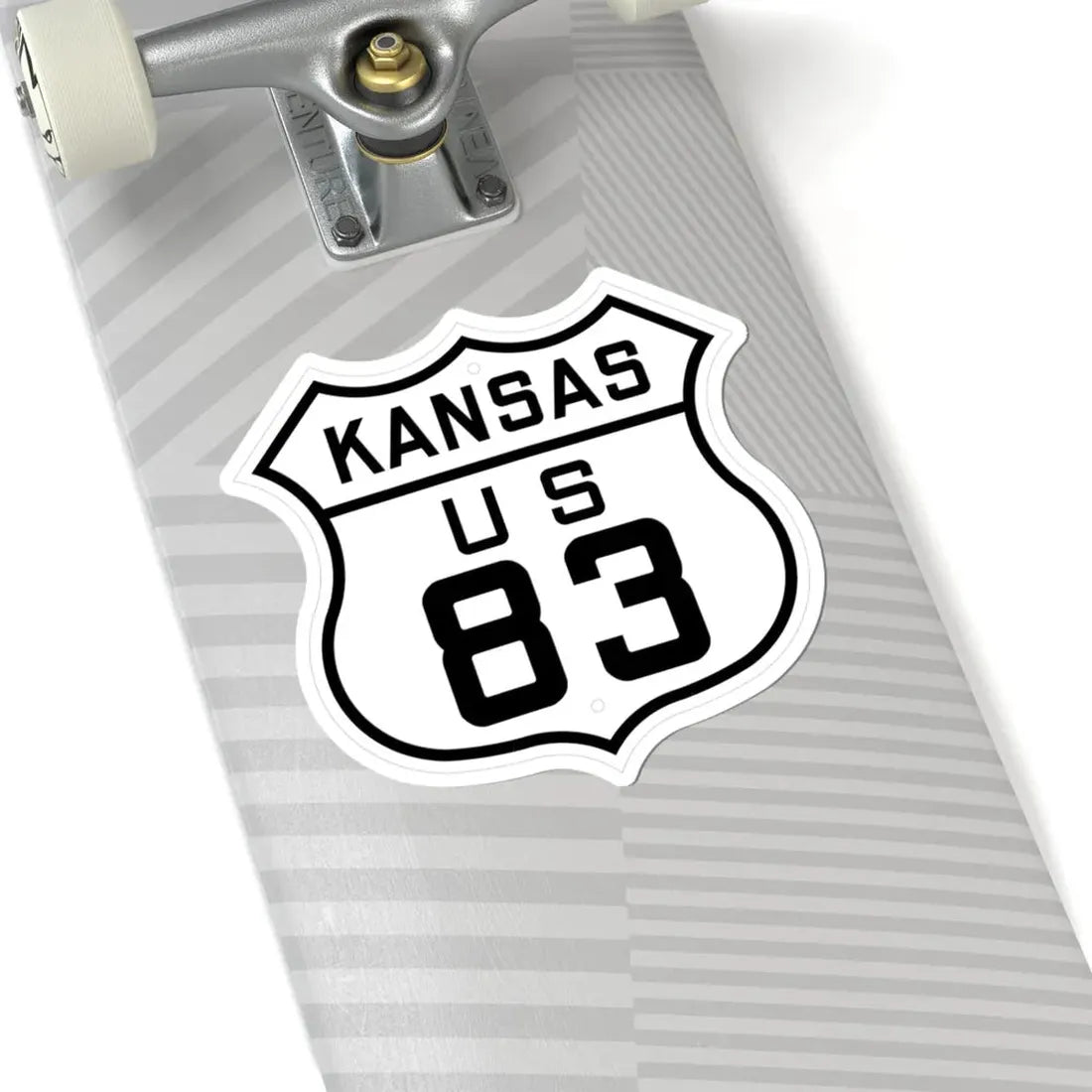 US 83 Kansas 1926 (Kansas) (Road Sign) STICKER Vinyl Kiss-Cut Decal - The Sticker Space