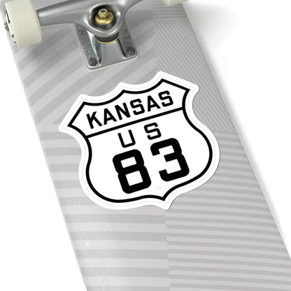 US 83 Kansas 1926 (Kansas) (Road Sign) STICKER Vinyl Kiss-Cut Decal - The Sticker Space