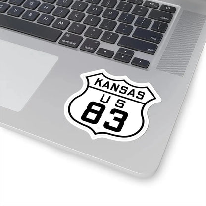 US 83 Kansas 1926 (Kansas) (Road Sign) STICKER Vinyl Kiss-Cut Decal - The Sticker Space