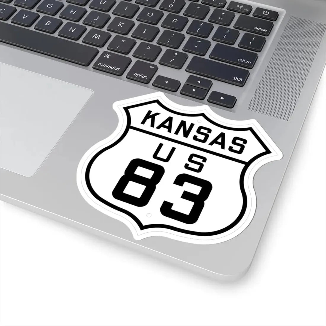 US 83 Kansas 1926 (Kansas) (Road Sign) STICKER Vinyl Kiss-Cut Decal - The Sticker Space