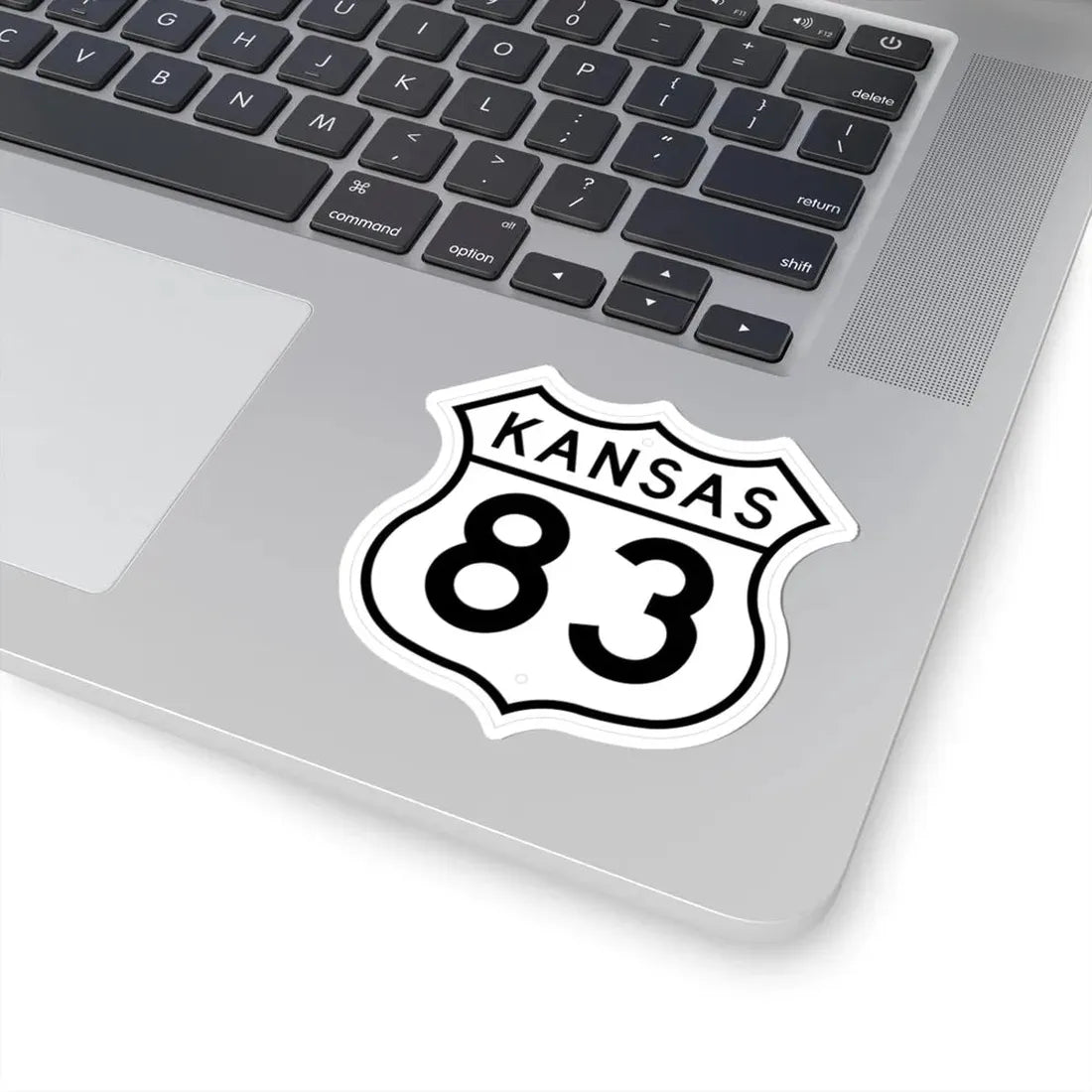 US 83 Kansas 1962 (Kansas) (Road Sign) STICKER Vinyl Kiss-Cut Decal - The Sticker Space