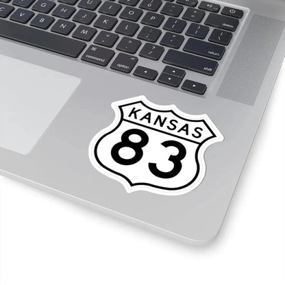 US 83 Kansas 1962 (Kansas) (Road Sign) STICKER Vinyl Kiss-Cut Decal - The Sticker Space