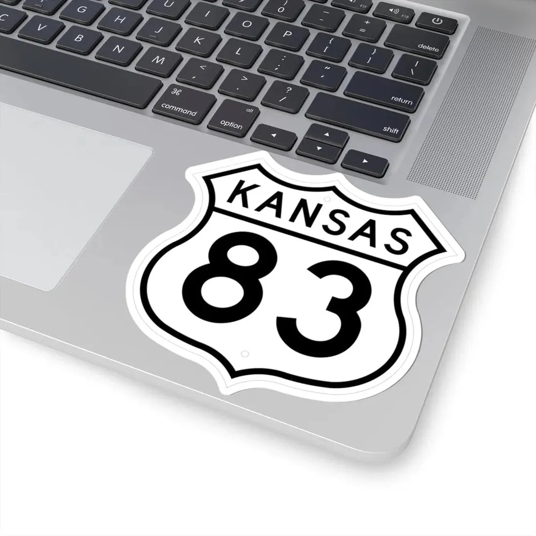 US 83 Kansas 1962 (Kansas) (Road Sign) STICKER Vinyl Kiss-Cut Decal - The Sticker Space