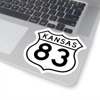 US 83 Kansas 1962 (Kansas) (Road Sign) STICKER Vinyl Kiss-Cut Decal - The Sticker Space