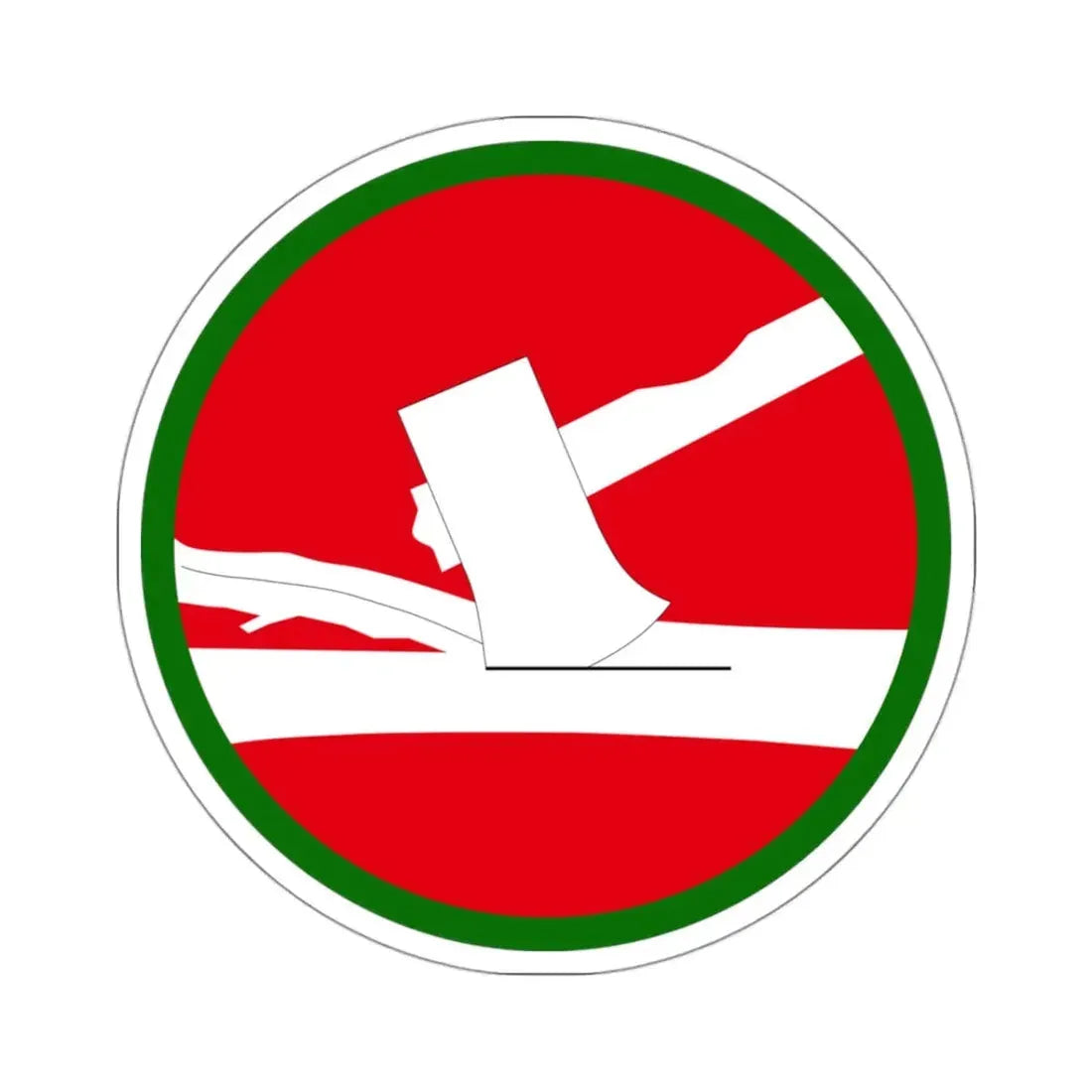 US 84th Infantry Division (U.S. Army) STICKER Vinyl Kiss-Cut Decal 3 Inch White - The Sticker Space