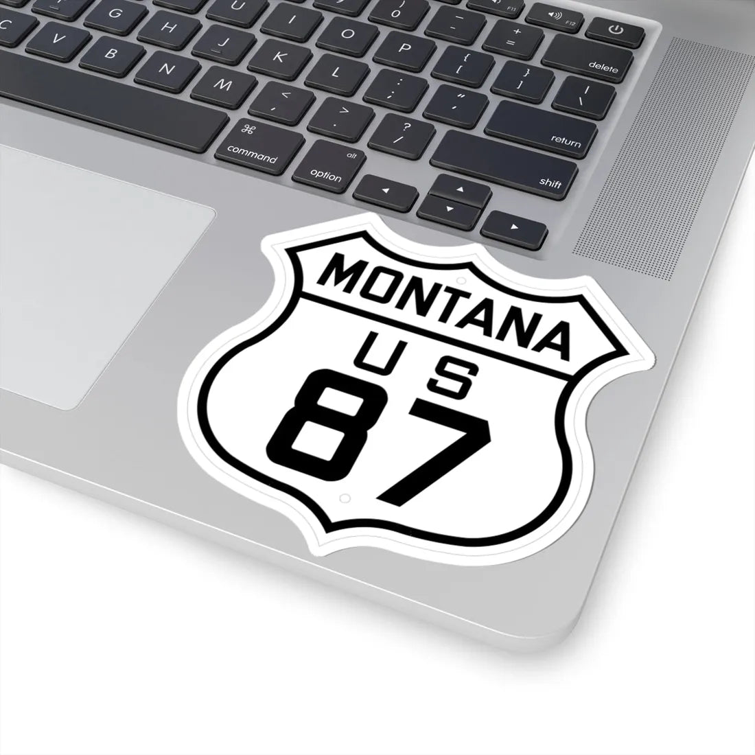 US 87 Montana 1926 (Montana) (Road Sign) STICKER Vinyl Kiss-Cut Decal - The Sticker Space