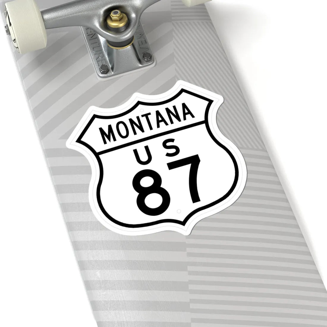 US 87 Montana 1948 (Montana) (Road Sign) STICKER Vinyl Kiss-Cut Decal - The Sticker Space