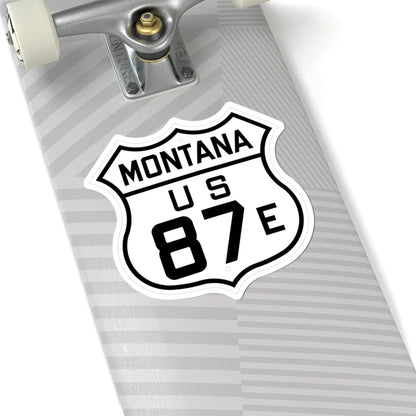 US 87E Montana 1926 (Montana) (Road Sign) STICKER Vinyl Kiss-Cut Decal - The Sticker Space