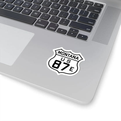 US 87E Montana 1926 (Montana) (Road Sign) STICKER Vinyl Kiss-Cut Decal - The Sticker Space