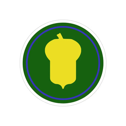 US 87th Infantry Division (U.S. Army) REVERSE PRINT Transparent Die-Cut STICKER 5 Inch Die-Cut Transparent - The Sticker Space