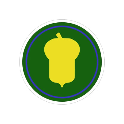 US 87th Infantry Division (U.S. Army) REVERSE PRINT Transparent Die-Cut STICKER 6 Inch Die-Cut Transparent - The Sticker Space