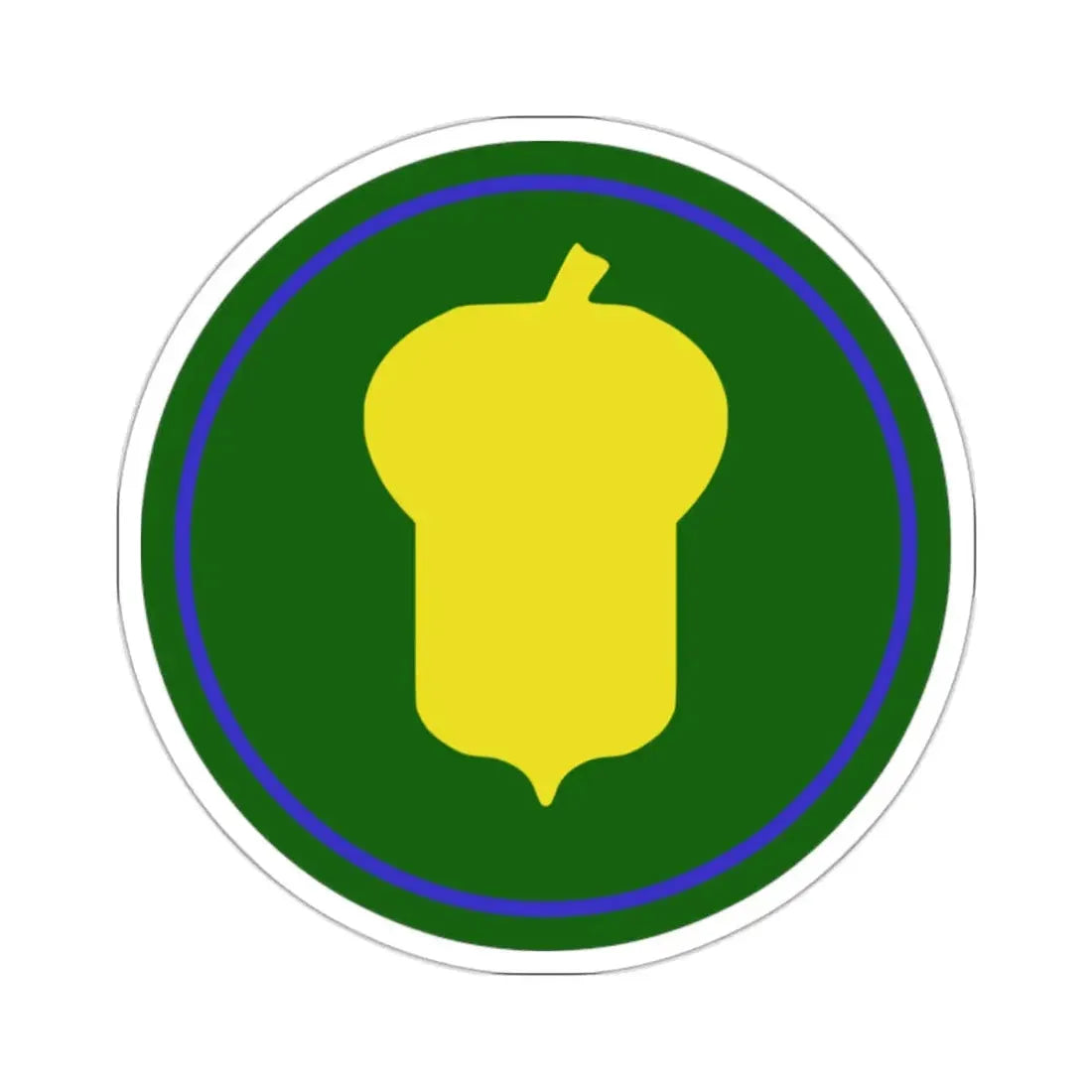 US 87th Infantry Division (U.S. Army) STICKER Vinyl Kiss-Cut Decal 2 Inch White - The Sticker Space