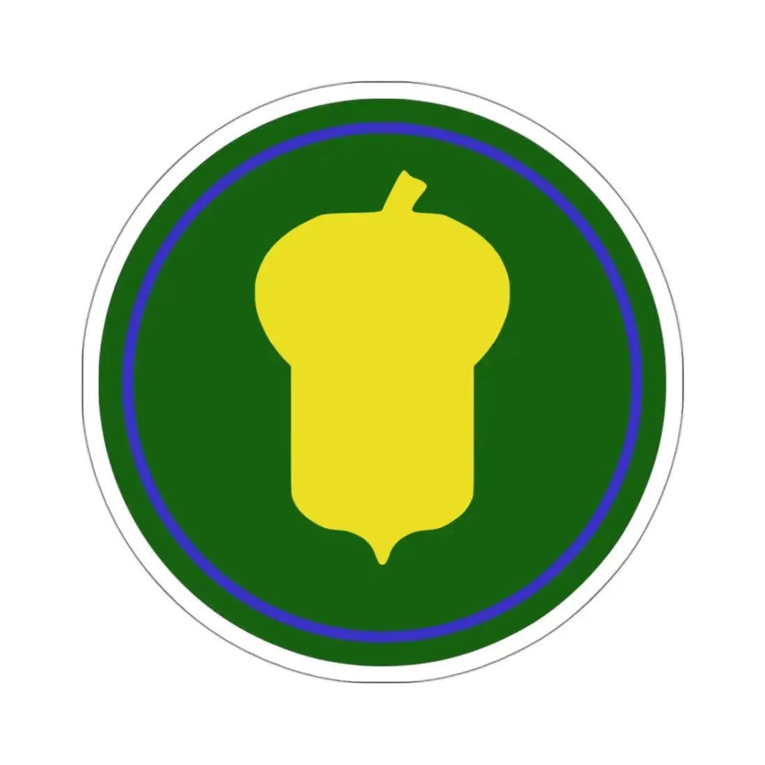 US 87th Infantry Division (U.S. Army) STICKER Vinyl Kiss-Cut Decal 3 Inch White - The Sticker Space