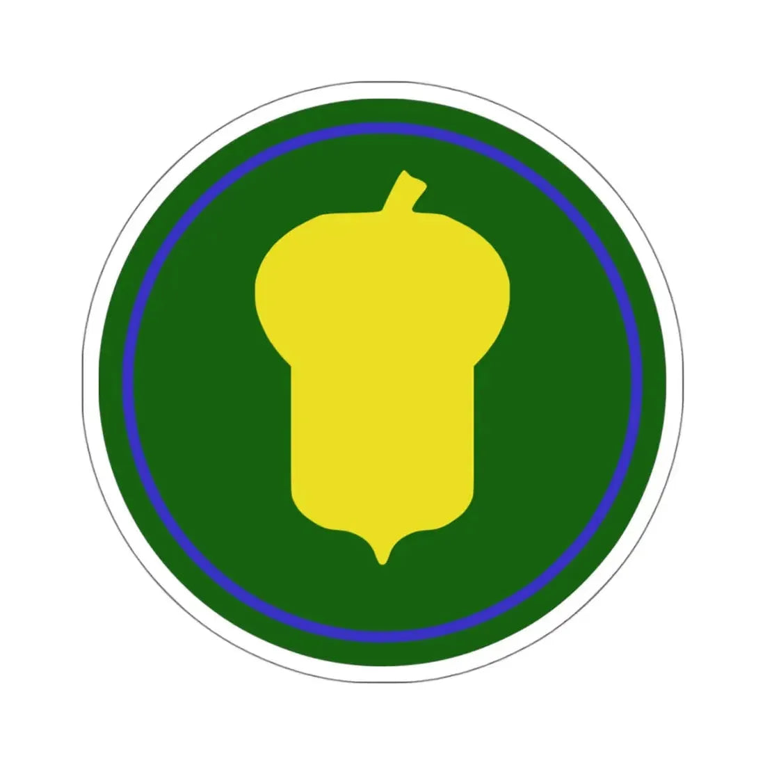 US 87th Infantry Division (U.S. Army) STICKER Vinyl Kiss-Cut Decal 4 Inch White - The Sticker Space