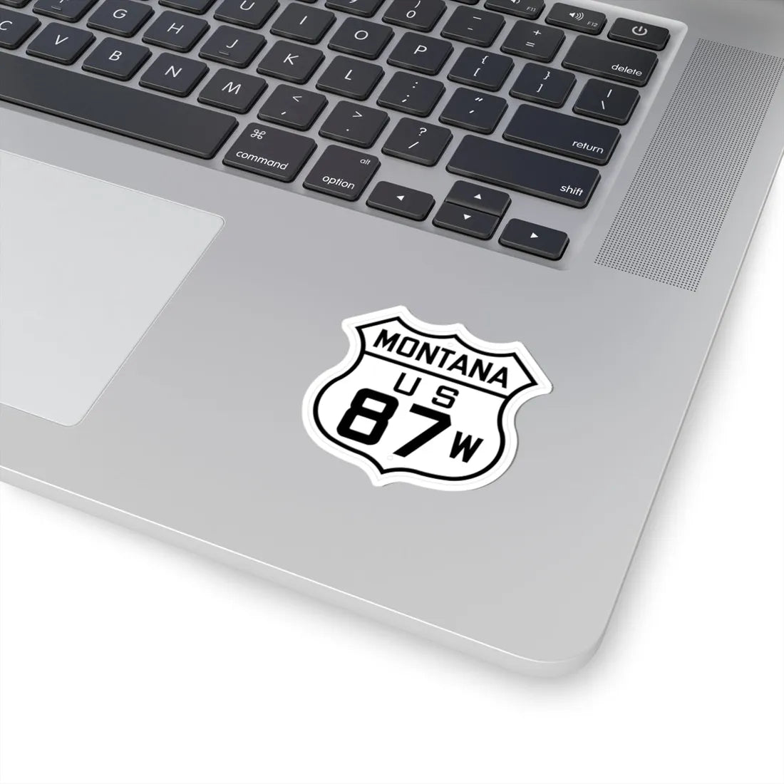 US 87W Montana 1926 (Montana) (Road Sign) STICKER Vinyl Kiss-Cut Decal - The Sticker Space
