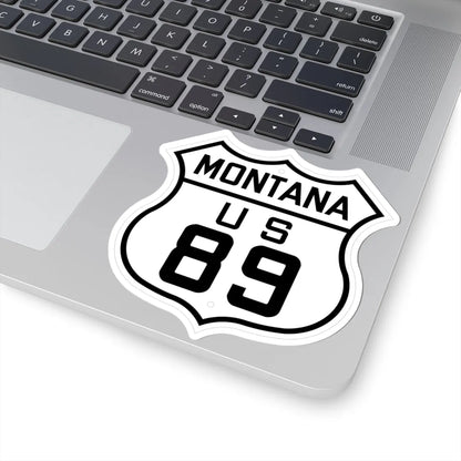 US 89 Montana 1926 (Montana) (Road Sign) STICKER Vinyl Kiss-Cut Decal - The Sticker Space