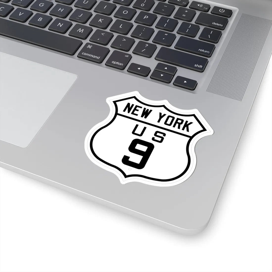US 9 New York 1926 (New York) (Road Sign) STICKER Vinyl Kiss-Cut Decal - The Sticker Space