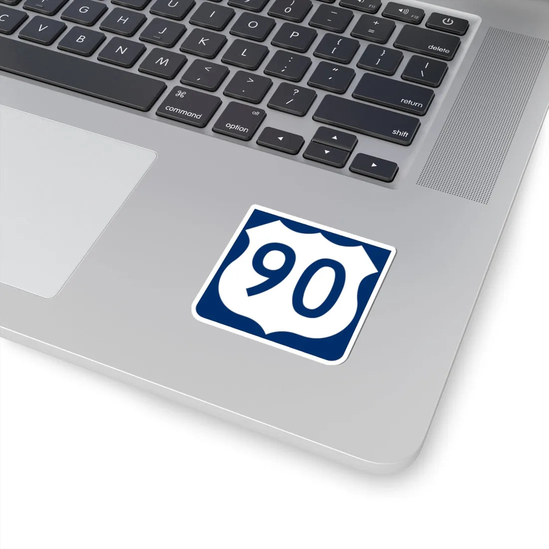 US 90 FL reversed (Florida) (Road Sign) STICKER Vinyl Kiss-Cut Decal - The Sticker Space