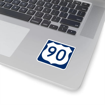 US 90 FL reversed (Florida) (Road Sign) STICKER Vinyl Kiss-Cut Decal - The Sticker Space